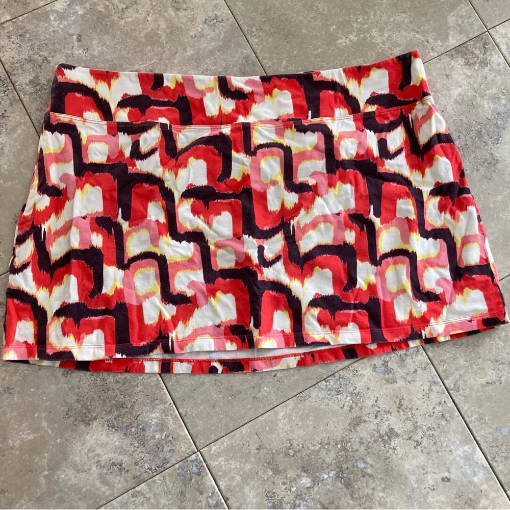 Patagonia Mini Skirt Short Geo Abstract Organic Cotton XL